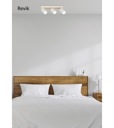 FOCO REVIK 3xGU10 BLANCO HAYA